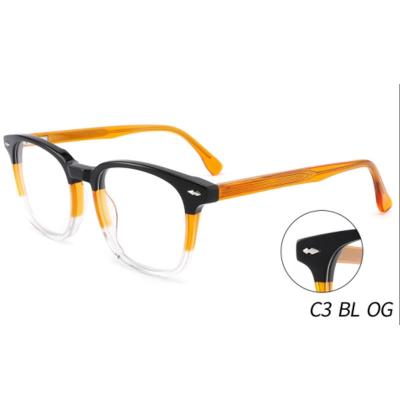 China Occhiali DA brand unisex sunglasses fashion vintage unique handmade glass frame acetate optical glasses for sale