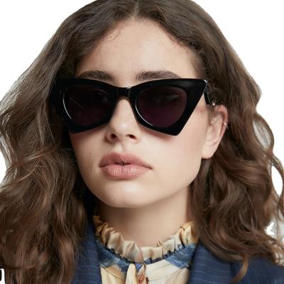 China Wholesale Brand Cat Eye vintage sunglasses triangle gafas de sol fashion sun glasses 2022 retro sun glasses women shades for sale