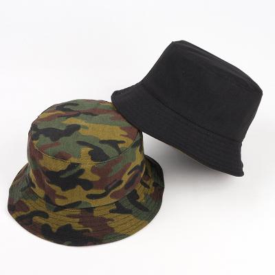 China Camouflage Military Custom Plush Fashion Logo Mens Fisherman's Bucket Fish Hat for sale