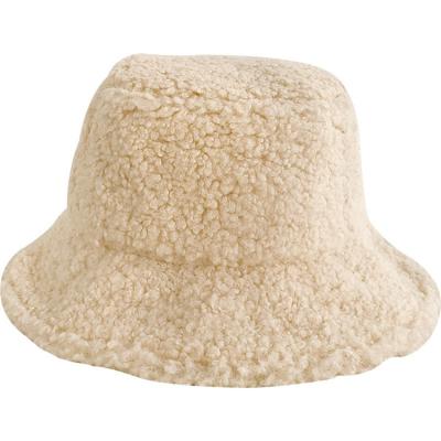 China Picture fashion winter hats for women new warm capsule lambskin bucket hat for sale