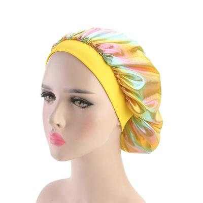 China COMMON Custom Logo Hood Hair Hood Silk Turban Hoods for sale