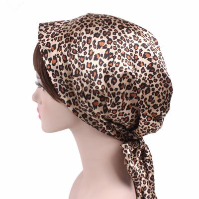 China JOINT Hot Selling Long Hair Cowl Big Satin Silk Floral Print Cowls Big Cowl for sale