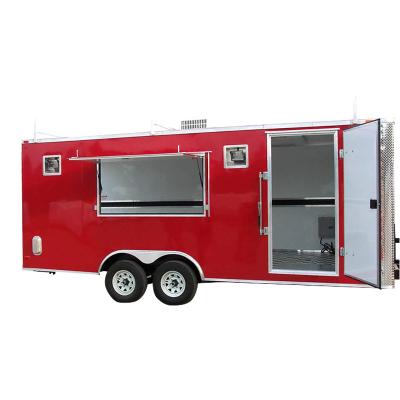 China Bakery 5 Meters Outdoor Mobile Food Cart Cooking Trailer Fast Food Trailer Maker for sale