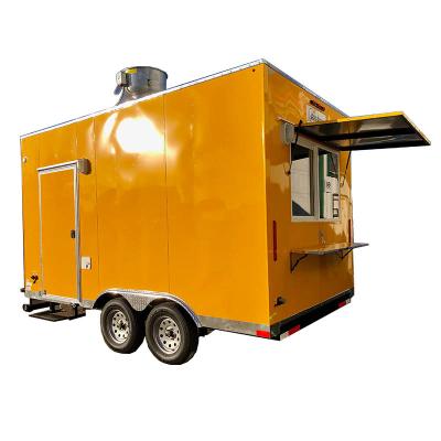 China Outdoor Bakery Food BBQ Cart Combination Kitchen Trailer Fryer Snack Fast Food Cart for sale