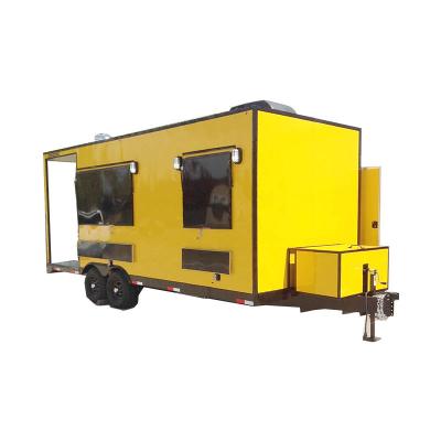 China China Supplier Customized Colorful Commercial Catering Mobile Food Trailer Truck For Europe America Market for sale