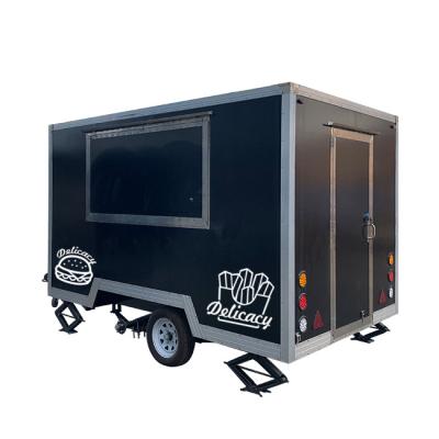 China Commercial Catering Container Food Trailer Hot Dog Burger Breakfast Food Trailer Customized Trailers For Sale for sale