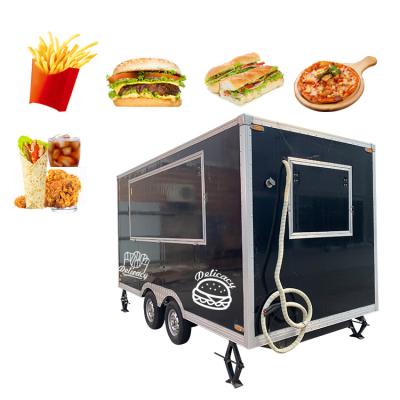 China Mobile bakery foodtruck trailer canteen truck food van for sale in dubai for sale for sale