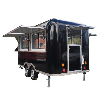 China Bakery 6.5 Feet Food Trailer Kitchen Maker Customized Mobile Concession Trailer for sale