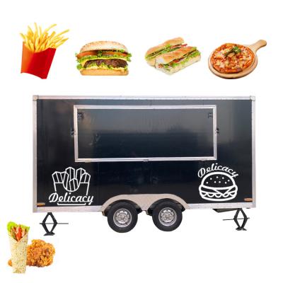 China Multifunctional Mobile Bakery Food Concession Stand Trailer Outdoor Kiosk Cart Trailer CE Approved for sale