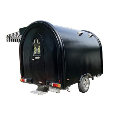 China Hot New Bakery Model Food Cart Trailer Ice Cream Trailer Coffee Trailer Popped Roof Fast Food Truck for sale