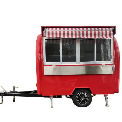 China Bakery Ce Certified Street Food Trailer Mobile Food Van Trailer for sale