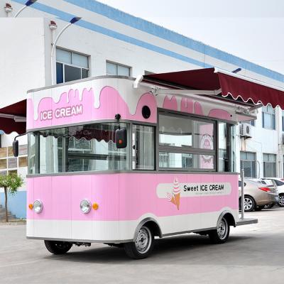 China China Commercial Electric Mobile Bakery Truck Powerful Ice Cream Food Van for sale