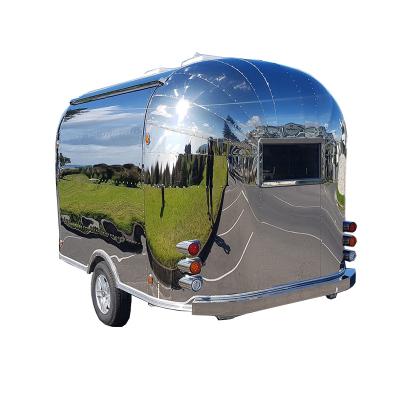 China American Bakery BBQ Airstream Food Truck For Sale With Electric Customized Kitchen Concession Food Cart Cooking Trailer Kiosk for sale