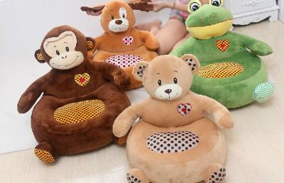 China Personalized stuffed plush toys 50cm baer Children's cartoon stool Elegant gifts for kids for sale