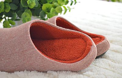 China High grade cotton cloth leisure non-skid indoor slippers for hotel 36-45 size for sale