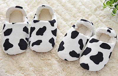 China Cow home / indoor / hotel coral Plush Slippers EN3-8.5 , bedroom slippers for sale