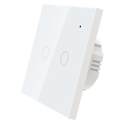 China ABS+PC 1/2/3 Strip Smart Touch Wall Switch Automation Wifi Alexa DIY Remote Wireless Lamp Switch for sale