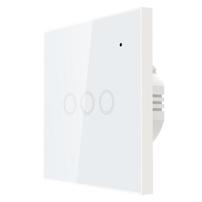 China Wall Remote Control Smart Switch Wifi Radio Switch Eu Standard Touch Smart Lamp Switch for sale