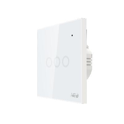 China Hot NEO Eu ABS+PC standard 1/2/3 ways wireless smart home tuya smart wifi system smart switch for sale