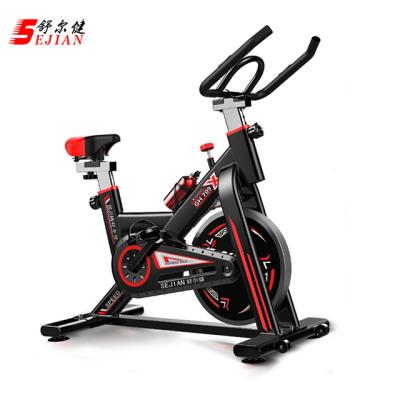 China Indoor FITNESS EQUIPMENT home gym weight training cycle 120KG commercial EXERCISE spinning bike wholesale for sale