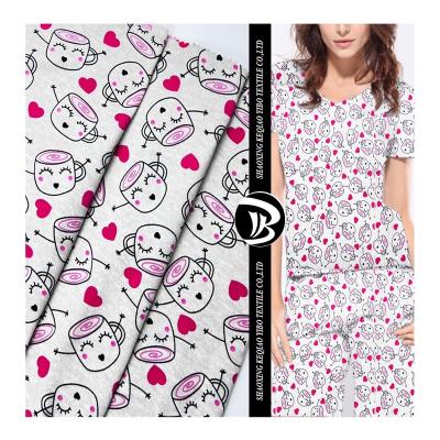 China Yibo Textile 75D 100D 118D DTY Double Brush Fabric Knitting Jersey DBP Flame Retardant Fabric For Pajama Nightgowns Dress for sale