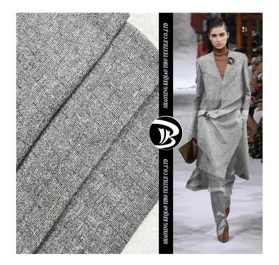 China Yibo Flame Retardant Textile Knitting 100% Polyester Milifa Winter Fabric Cheapest Price Minilfa Tweed Fabric For Garment for sale