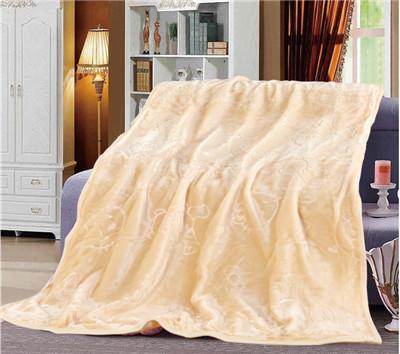 China Manufacture Custom Wholesale Solid Color Blankets 100% Polyester for sale