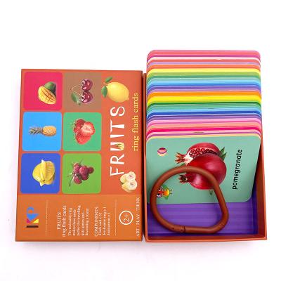 China Educational Flash Cards Printing Educational ABC Custom Box Flash Cards Kids English Printing for Baby Study for sale