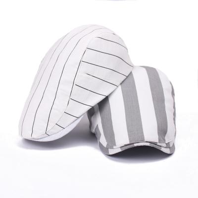 China COMMON Classic Black and White Striped Hat Cotton Wholesale Hat for sale