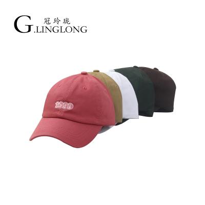 China 1990 New BASEBALL CAP Embroidery Hat Cap 100% Cotton COMMON Custom Factory Direct Sales for sale