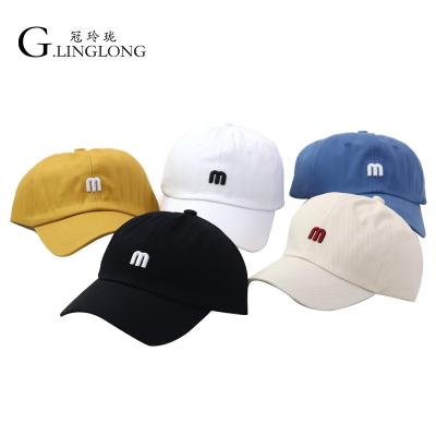 China JOINT factory direct 6 panel cotton hat imitation polyester m custom embroidered baseball cap for sale