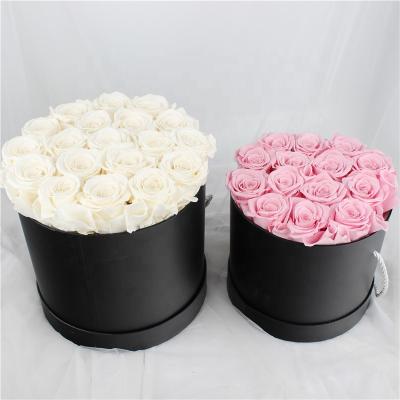 China Celebration Gifts New Product 2020 Real Touch Stabilized Eternal Preserved Mounted Flowers In Gift Box For Party Favors And Decorations for sale