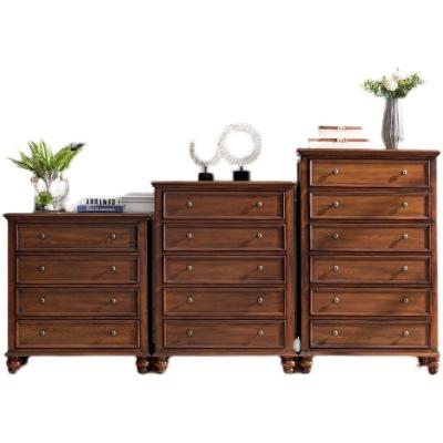 China (Size) ZZBIQS Adjustable Solid Wood Dressing Table Set Of 3 Antique Dressers With Storage Drawers For Bedroom for sale