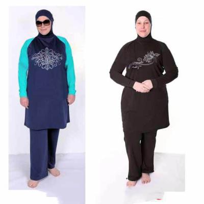 중국 Muslim Swimwear Fully Covered Modest Fashionable Women Anti-UV Swimsuit Muslim Islamic Swimwear Swimwear 판매용