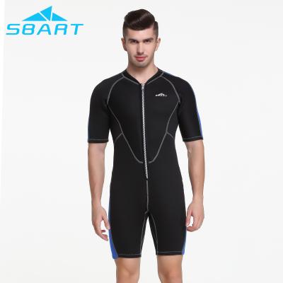 China Wholesale New Arrival Full Body Zipper Antibacterial Men's Short Sleeve Neoprene Diving Wetsuit Sabrt for sale