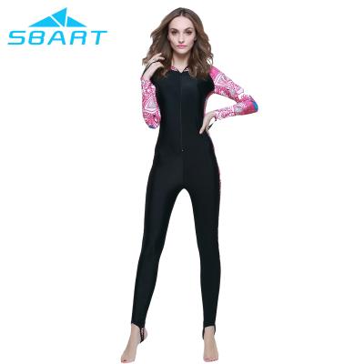 China Antibacterial New Design One Piece Wetsuit For Women Long Sleeve Surfing Wetsuit for sale