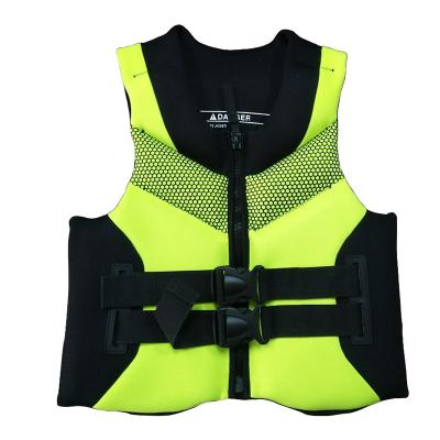 China Rescue Adults Neoprene Life Jacket PVC Foam Swim Vest Adults Life Vest for sale