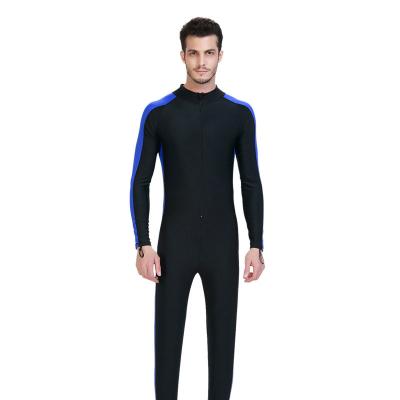 China Long Sleeve Front Zip Stinger Suit Mens Sbart Swimwear One Piece Swimwear Swimming Suit Full Body Anti-UV for sale