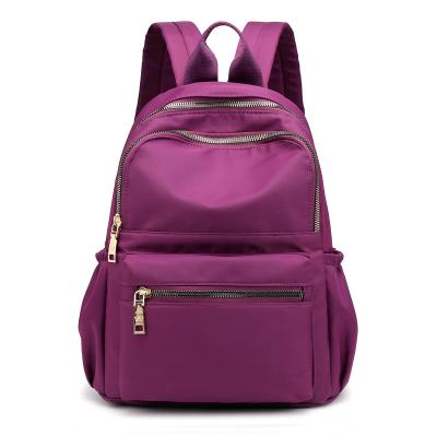 China Waterproof 2022 New Women Nylon Backpack Student School Bag Small Casual Backpack Fashion for sale