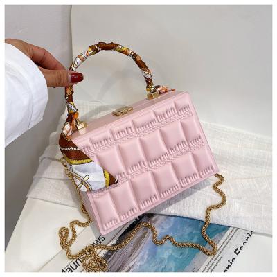 China New fashion retro small handbag ladies hand-held shoulder cross box bag temperament cross - body women's purse for sale