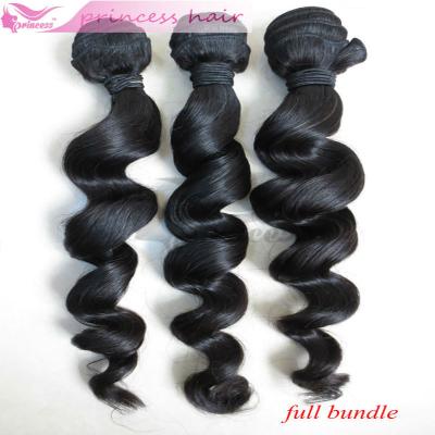 China Raw Loose Wave Virgin Hair First Grade 12 To 40 Inches Bouncy Loose Wave Virgin 100% Peruvian Hair Bundles for sale