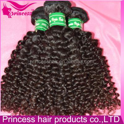 China Kinky Curl Peruvian Virgin Hair , Natural Hair Extensions Tangle Free Hair Extension for sale