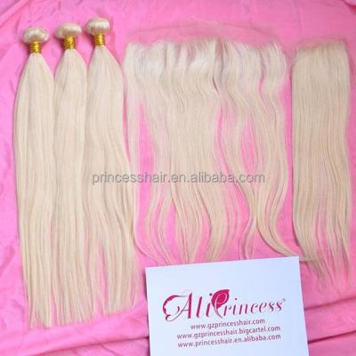 China Wholesale Unprocessed 100g Virgin Brazilian Straight Blonde Hair Bundles High Quality Brazilian Straight Hair Bundles, Raw Hair Volume for sale