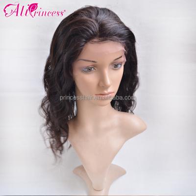 China Body Wave Princesshair No Tangle Top Grade 10a Virgin Peruvian Body Wave Hair Wig for sale