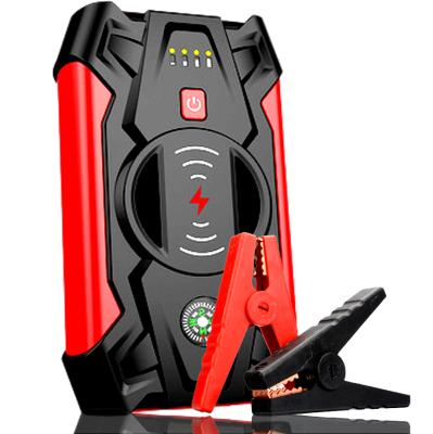 China ABS Dual USB Powerbank Mini Jump Starter Portable Car Jump Starter Support Mobile Phone Radio Charging for sale