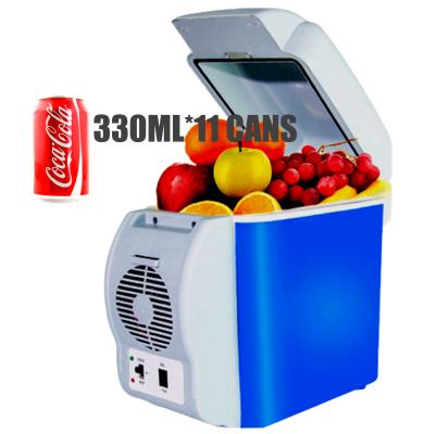 China 3D Cartoon DC 24v 12v Car Portable Small Mini Fridge Freezer Fridge Car Refrigerators With Compressor Vehicle Ac 7.5l for sale