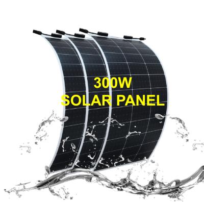 China FUMOSI 100W 200W 300W 400W 500W Solar Panel Kit 12V 24V Battery Charger with Flexible Controller for sale