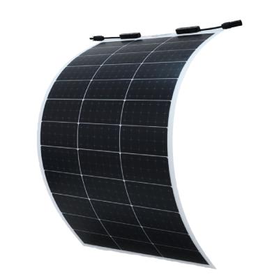 China 12V 24V 100W 200W Flexible Monocrystalline Solar Panel For Car/Boat Home Solar Battery Can Charge Flexible Waterproof 12V Solar Panel for sale