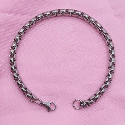 China Never allergic and lose to fade hot stainless steel chain bracelet for men for sale