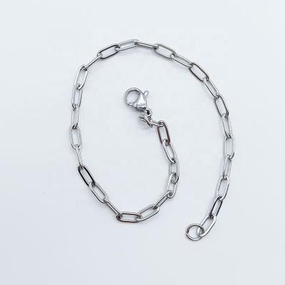 China FASHIONABLE Hot Thin Bracelet For Women 3mm Stainless Steel Chain Bracelet for sale